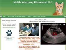 Tablet Screenshot of mobilevetultrasound.com